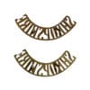 WW1 British BEF Shropshire Shoulder Titles Insignia Pair - Image 2