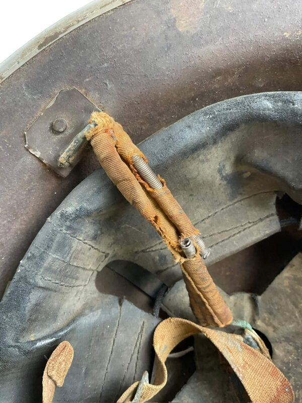 WW2 Canadian Navy Mk2 Steel Helmet Dated 1942