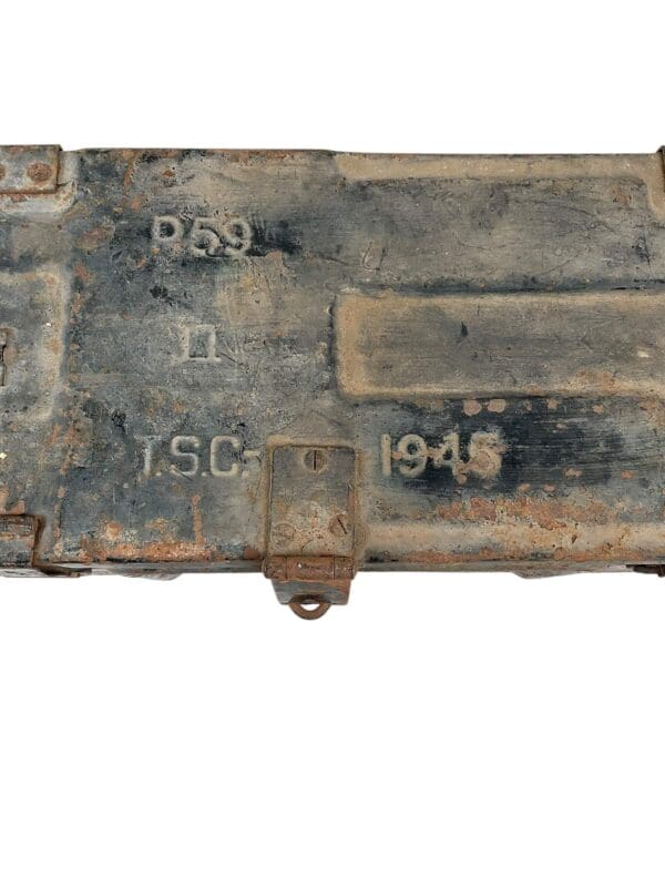 WW2 Canadian Ammo Box Modified With Lock Dated 1945 EMPTY
