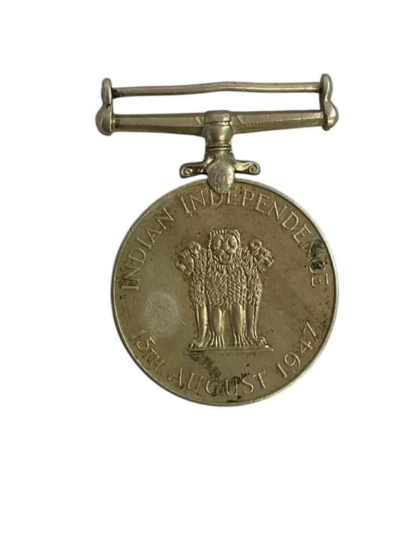 British Indian Army Independence Medal Full Size Named