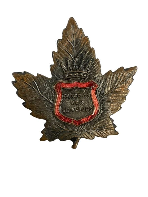 WW2 Salvation Army Canadian War Services Cap Badge