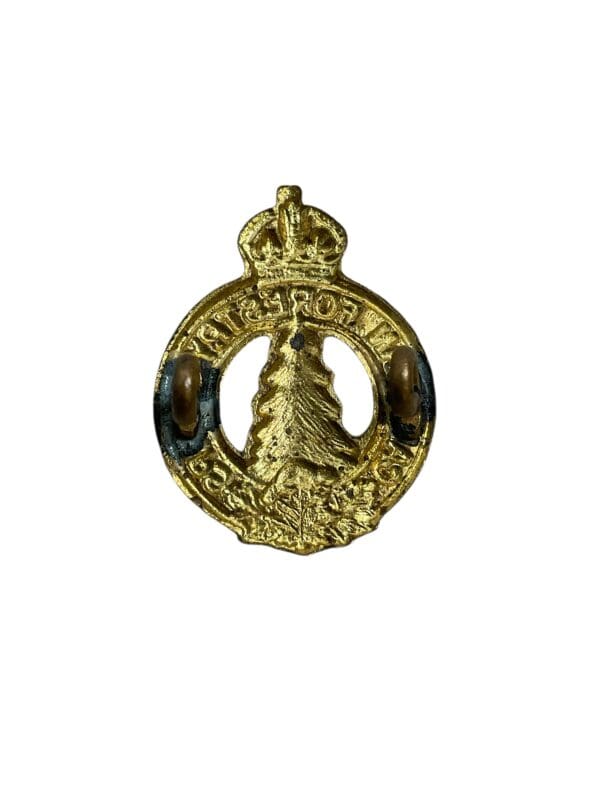 WW2 Canadian Forestry Corps Collar Insignia Single