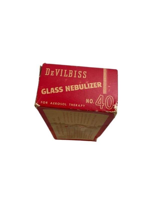 DeVilbiss Nebulizer For Aerosol Therapy No 40 Original In Box