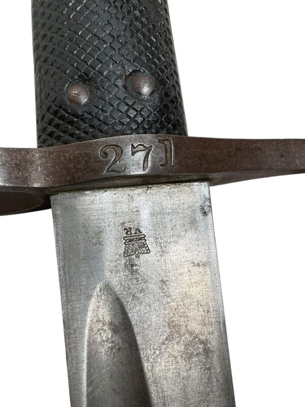 Canadian Quebec Garrison Artillery Sword Bayonet Yataghan With Scabbard
