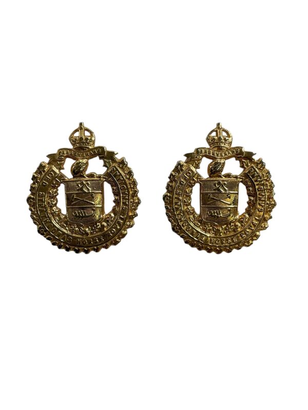 WW2 Royal Canadian Lord Strathcona's Horse Collars Insignia Pair