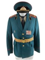 Russian Soviet Lieutenant Colonel Veterinary Uniform With Peak Cap Hat and Research