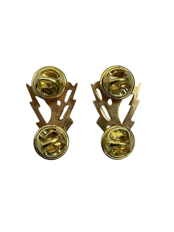 Canadian Forces Signals Collars Insignia Pair