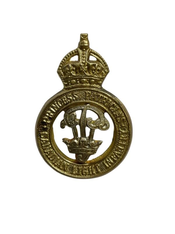 WW2 Canadian Princess Patricia's Light Infantry PPCLI Cap Badge