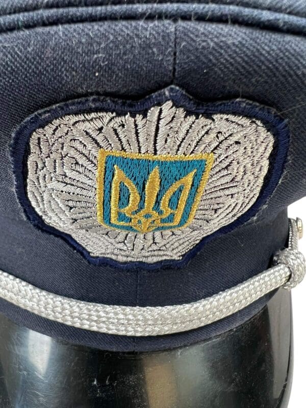 Ukraine Police Peak Cap Hat With Badge Size 56