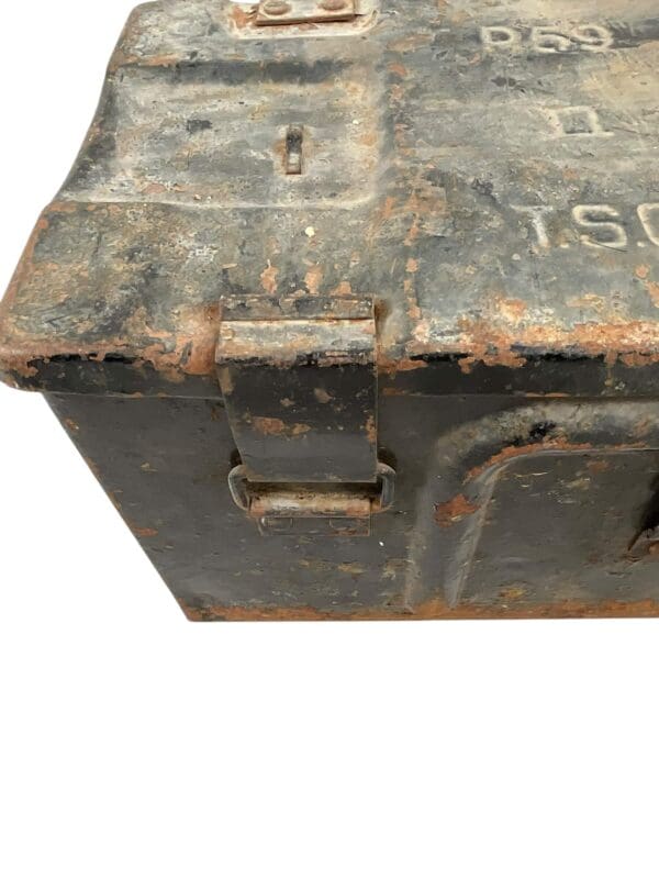 WW2 Canadian Ammo Box Modified With Lock Dated 1945 EMPTY