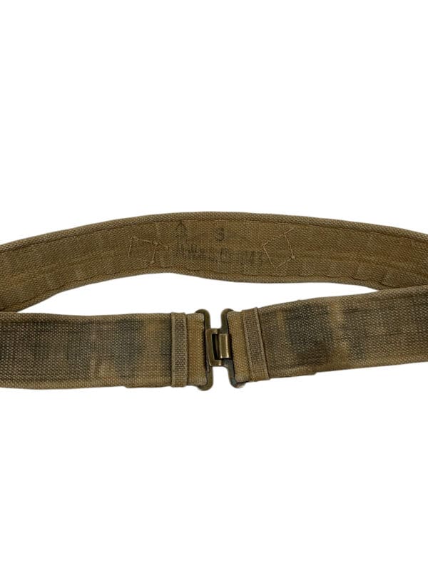 WW2 British P37 Web Belt 1943 Dated Size Small