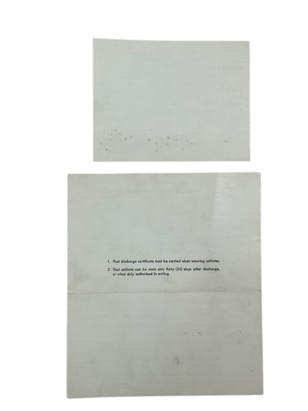 WW2 Canadian Discharge Certificate RCEME
