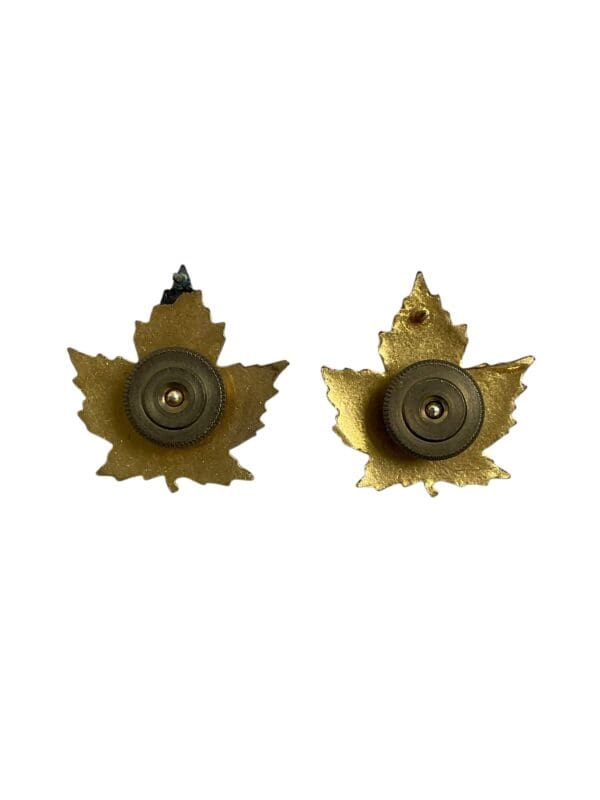 WW2 Canadian Police Collars Insignia Pair