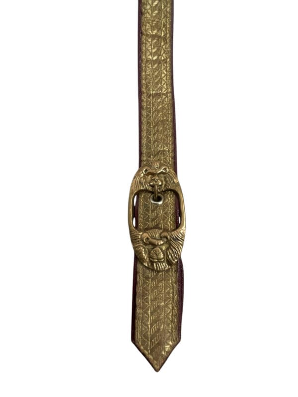 Canadian British RCA Artillery Officers Under Tunic Sword Belt And Sling