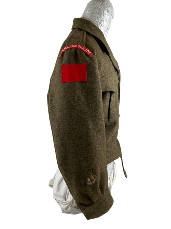 Canadian Guards Battle Dress Jacket Named Size 7