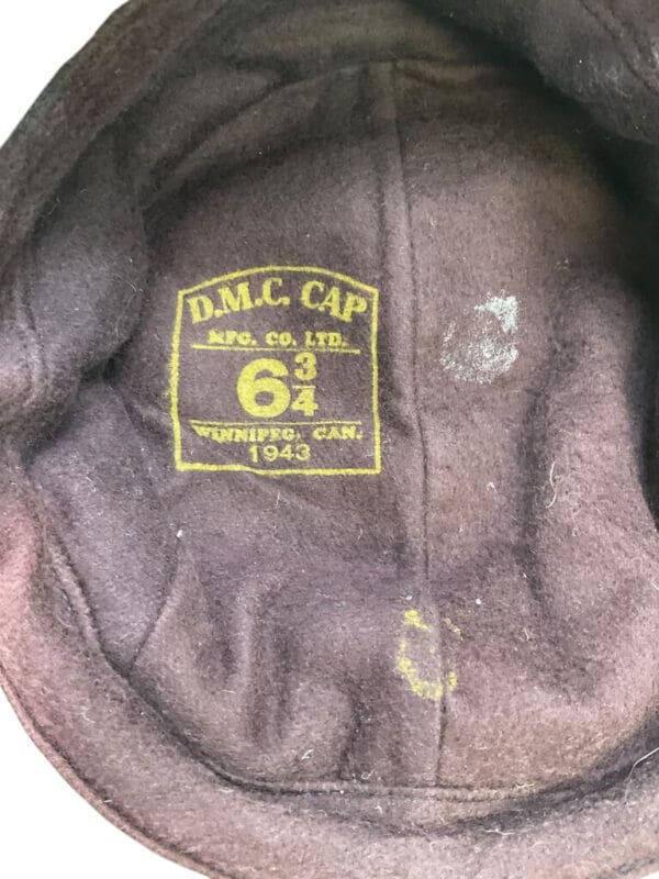 WW2 Canadian Army Elmer Fudd Wool Hat Size 6 3/4