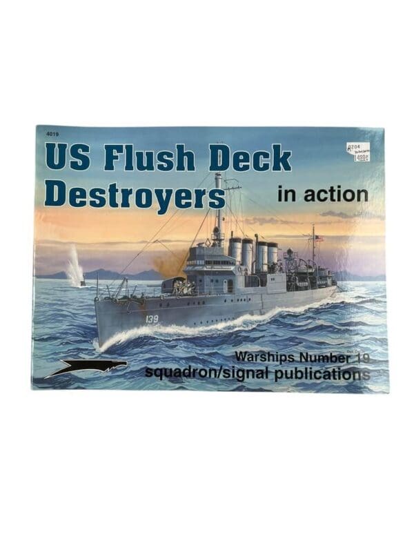 WW2 US USN Flush Deck Destroyers in Action Squadron Signal Warships No 19 Used Softcover Reference Book
