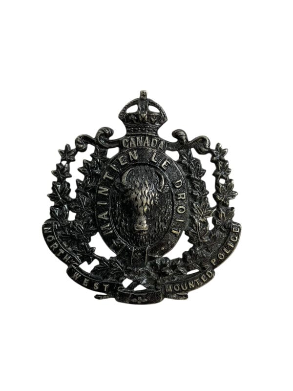 North West Mounted Police NWMP 1873 to 1904 Cap Badge