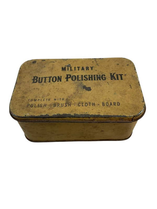 WW2 Canadian Military Button Polishing Kit EMPTY