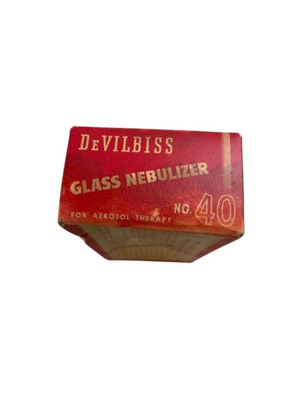 DeVilbiss Nebulizer For Aerosol Therapy No 40 Original In Box