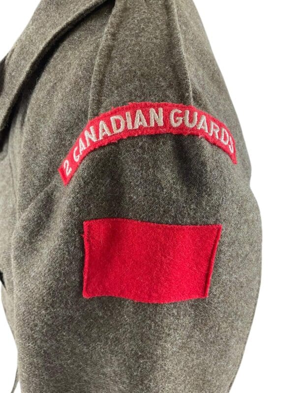 Canadian Guards Battle Dress Jacket Named Size 7