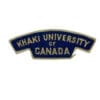 WW2 Canadian Khaki University of Canada Shoulder Title Insignia Single