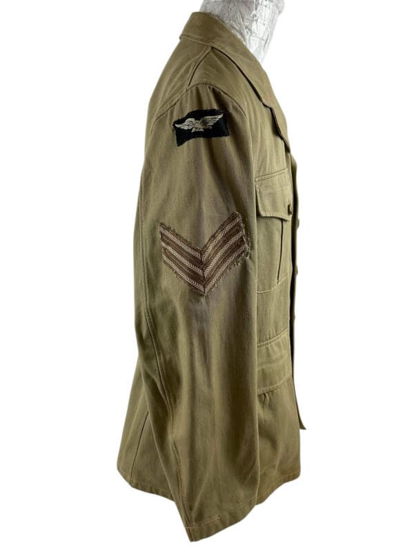 WW2 Canadian RCAF Sergeants Tropical Tunic and Pants 1942 Dated