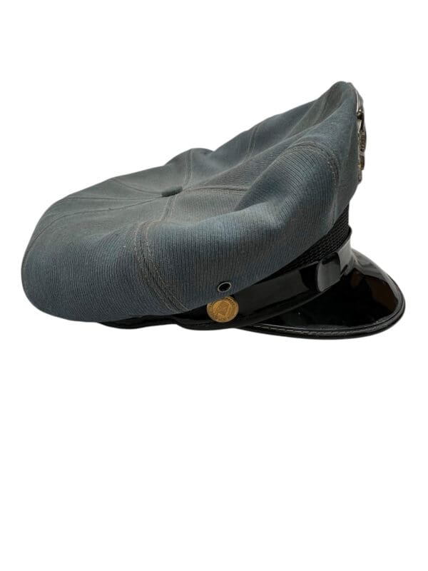 US Alabama Police Trooper Peak Cap Hat With Badge Size 6 7/8 Vintage