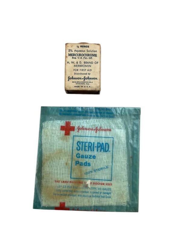 WW2 US Boy Scouts of America First Aid Kit In Metal Tin With Contents