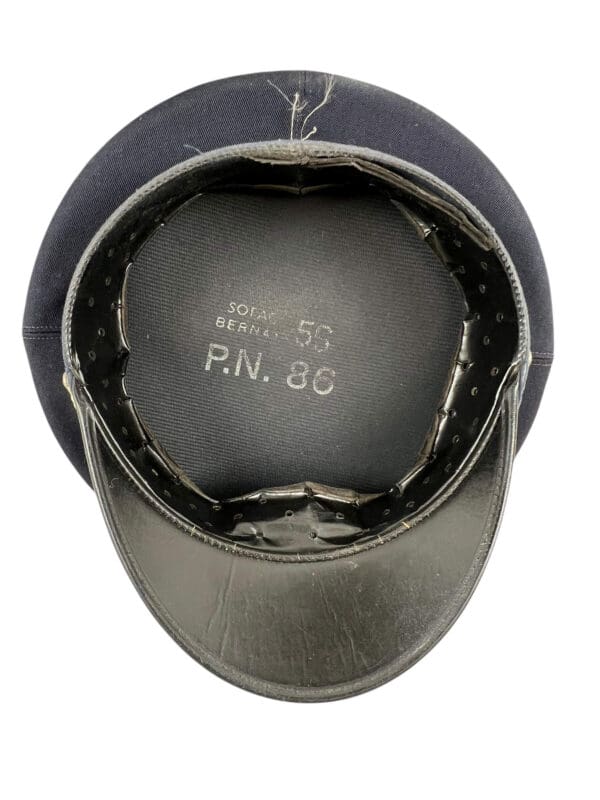 French National Police Peak Cap Hat With Badge Size 56