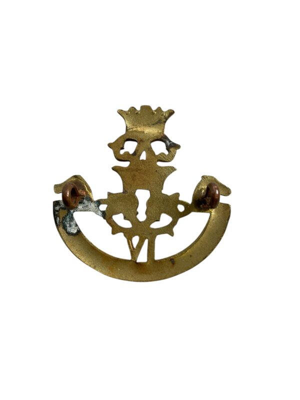 WW2 Canadian 4th PLDG Officers Cap Badge