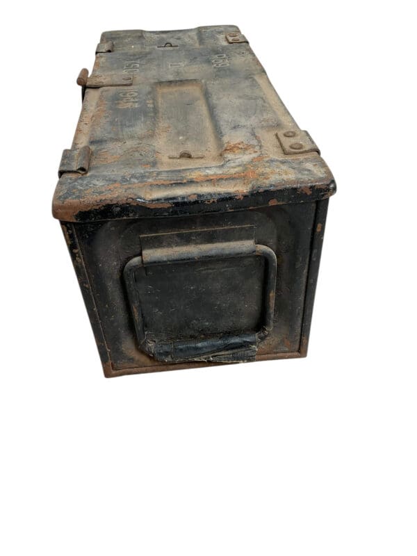 WW2 Canadian Ammo Box Modified With Lock Dated 1945 EMPTY