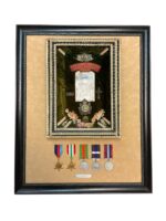 WW2 Canadian Cape Breton Highlanders KIA Birks Bar Medal Group Named to Pte. I.R. Deering