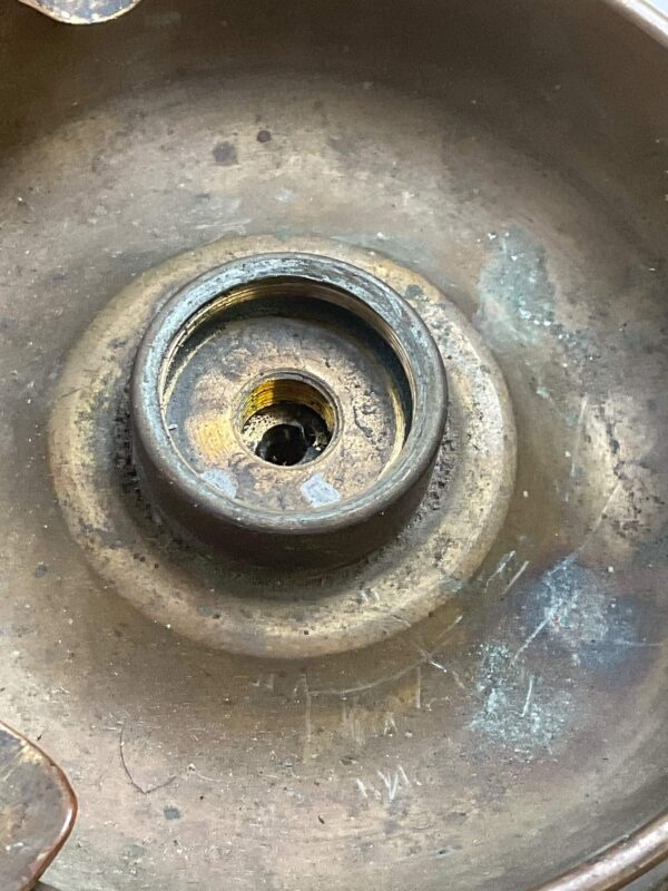 WW2 Canadian 25 Pounder Lighter and Ashtray Trench Art Dated 1945