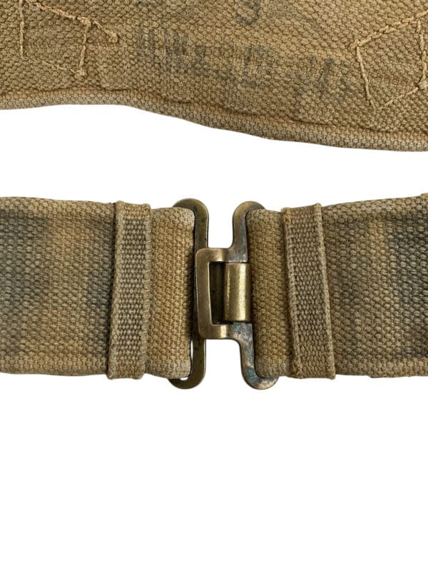 WW2 British P37 Web Belt 1943 Dated Size Small