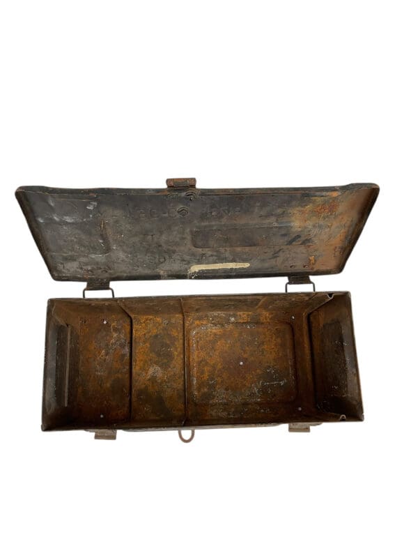WW2 Canadian Ammo Box Modified With Lock Dated 1945 EMPTY