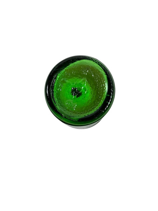 US A.S Aloe Company Super X Carbolized Umbilical Tape 240 Inches In Emerald Green Apothecary Bottle