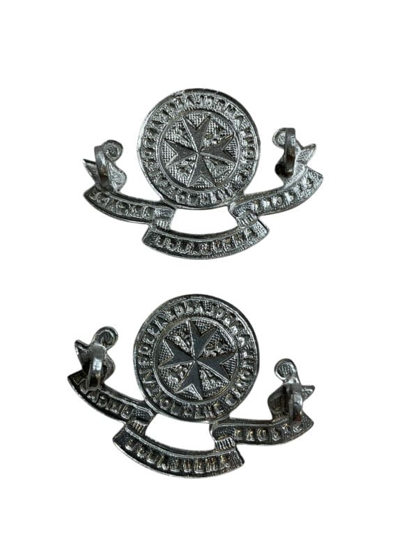 Canadian St. John Ambulance Brigade Collars Insignia Pair