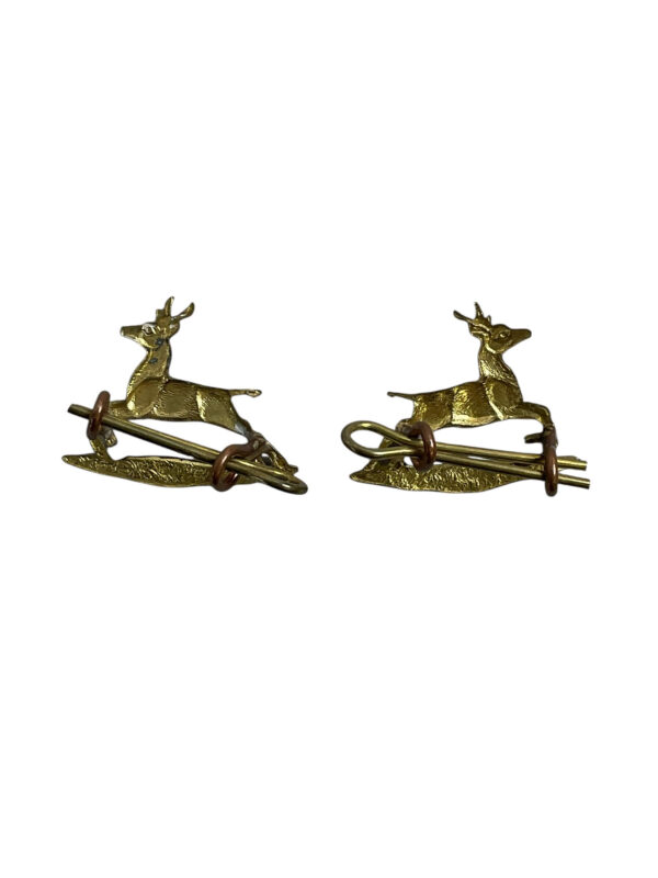WW2 Royal Canadian Dragoons Collars Insignia Pair