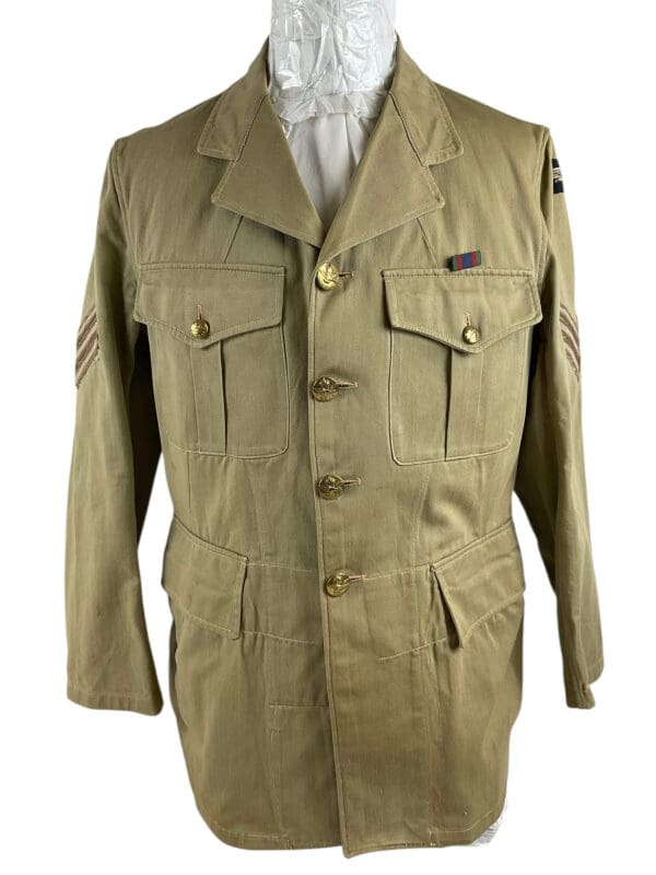 WW2 Canadian RCAF Sergeants Tropical Tunic and Pants 1942 Dated