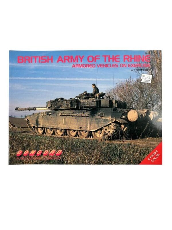 British Army of the Rhine Armored Vehicles on Exercise Concord Issue 1012 Used Softcover Reference Book