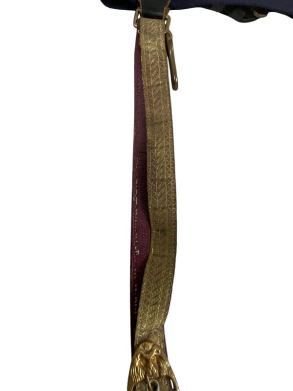 Canadian British RCA Artillery Officers Under Tunic Sword Belt And Sling