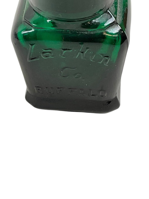 WW2 US Larkin Perfume Smelling Salts Emerald Green Bottle EMPTY