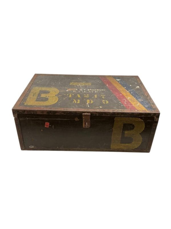 WW2 Canadian RCEME Named Barracks Box