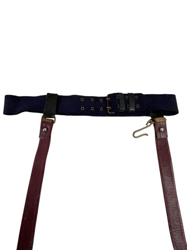 Canadian British RCA Artillery Officers Under Tunic Sword Belt And Sling