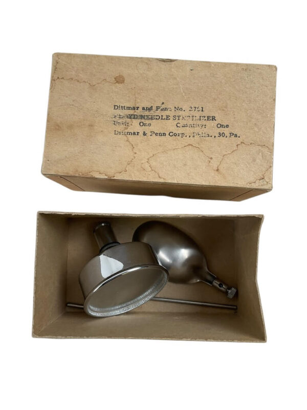 Dittmar and Penn Corp No 2791 Floyd Needle Sterilizer In Original Box