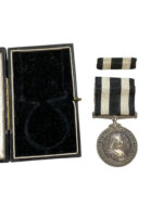 WW2 Canadian St. John Long Service Full Size Medal Named With Ribbon Bar