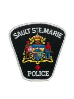 Canadian Ontario Sault Ste. Marie White Border Police Patch