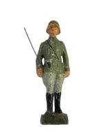 WW2 German Army Heer Marching Elastolin Toy Soldier With Sword