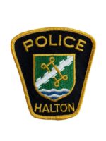 Canadian Ontario Halton Yellow Border Police Patch
